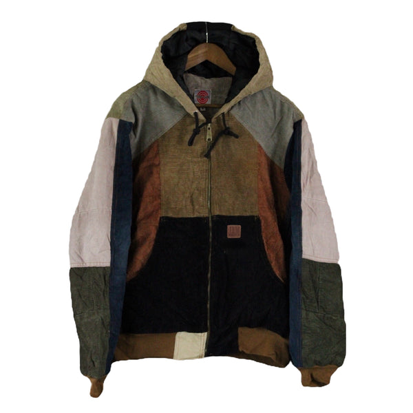 "THE CORD" Corduroy Reworked Patchwork Coat