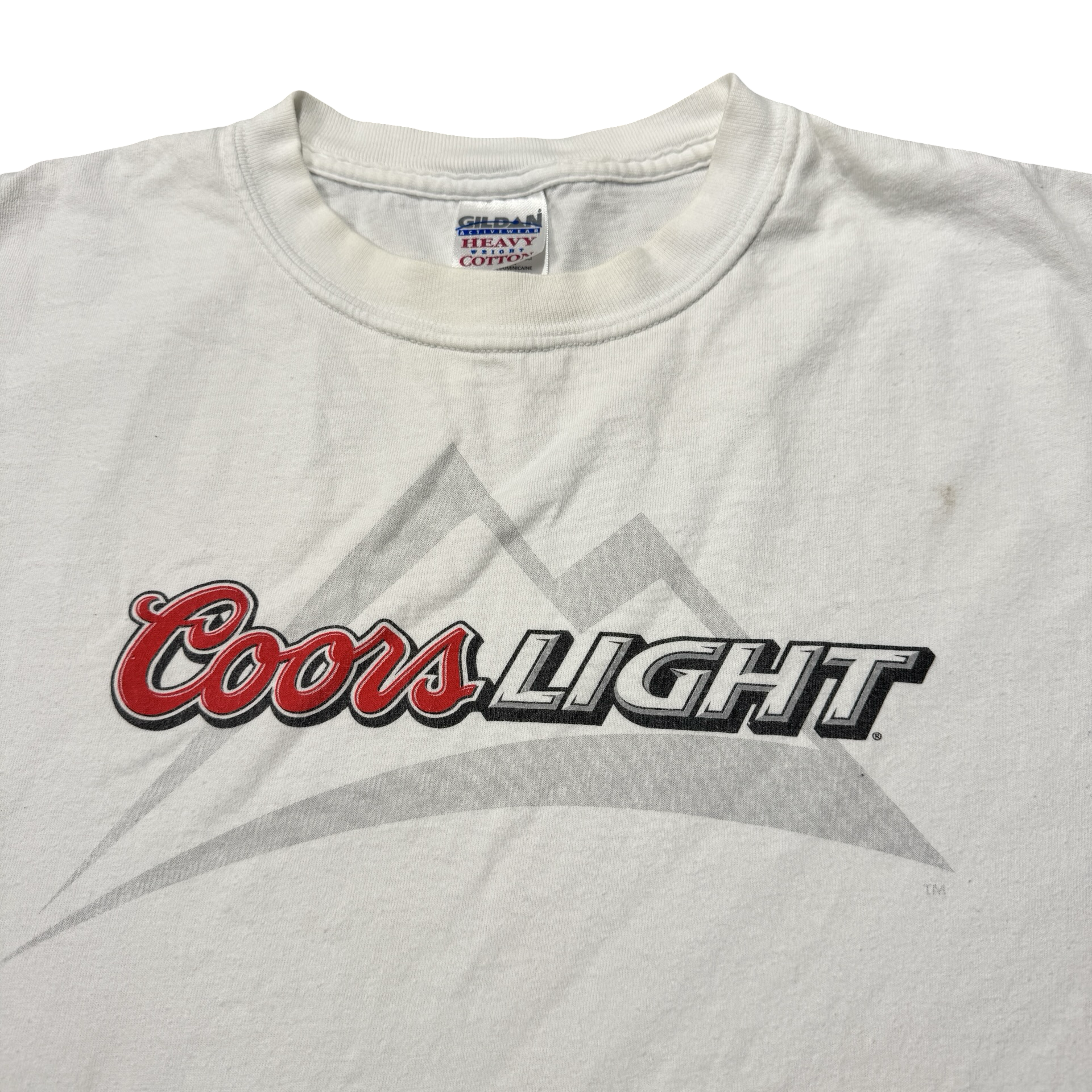 Coors Light logo print detail