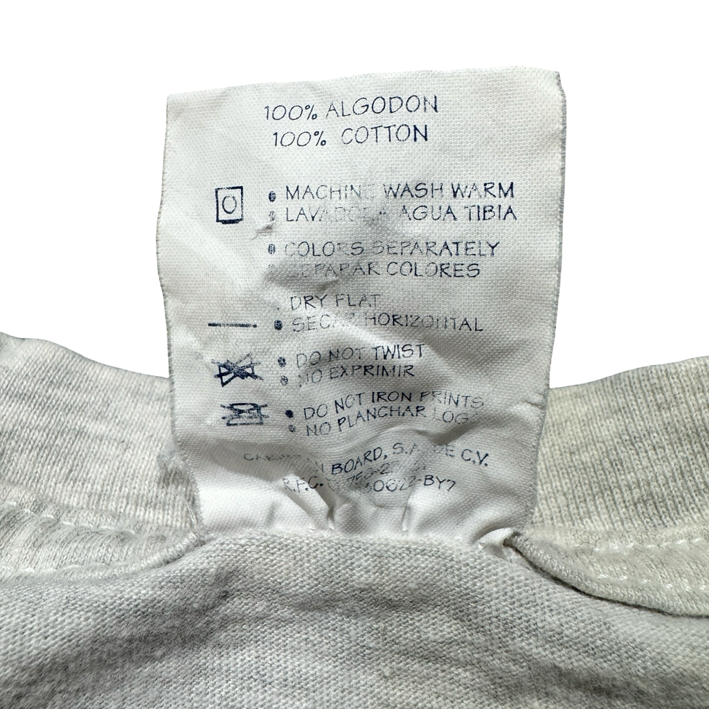 Care tag 100% cotton