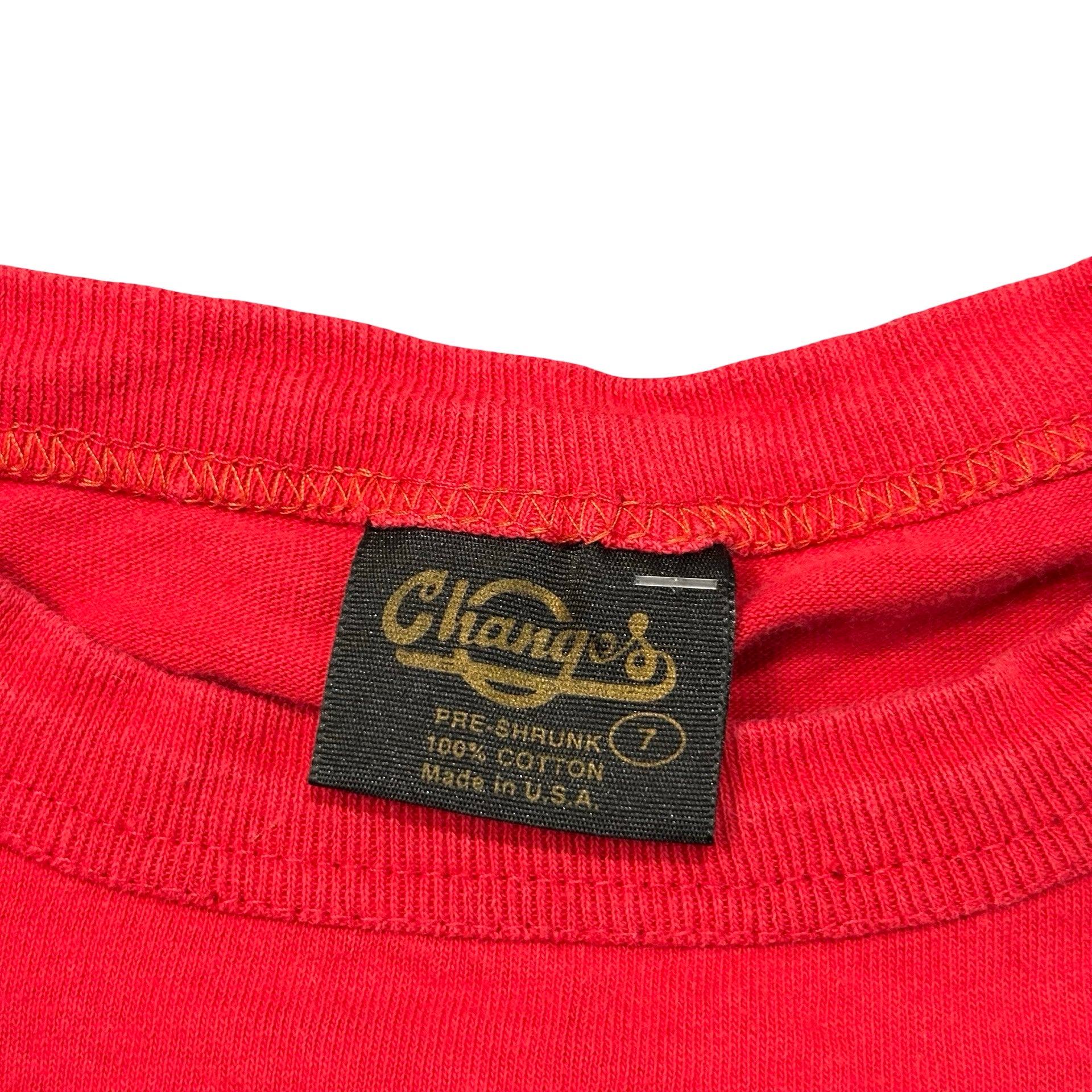 Vintage 1999 Thomas the Tank Engine Go Thomas T-Shirt Red Made in USA Kids 7