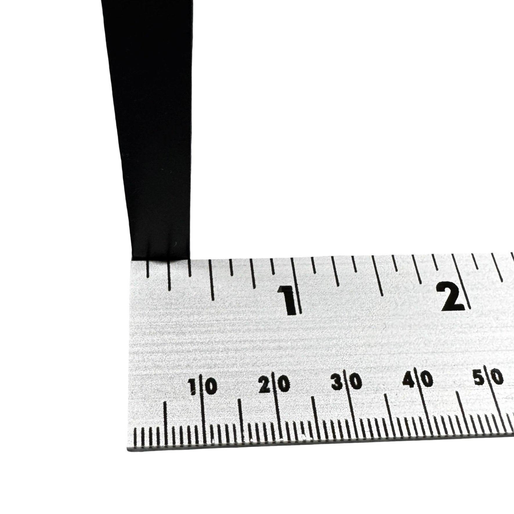 10x12 frame edge against a ruler showing the frame depth