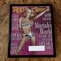 Mariah Carey Rolling Stone cover in a black 10x12 frame