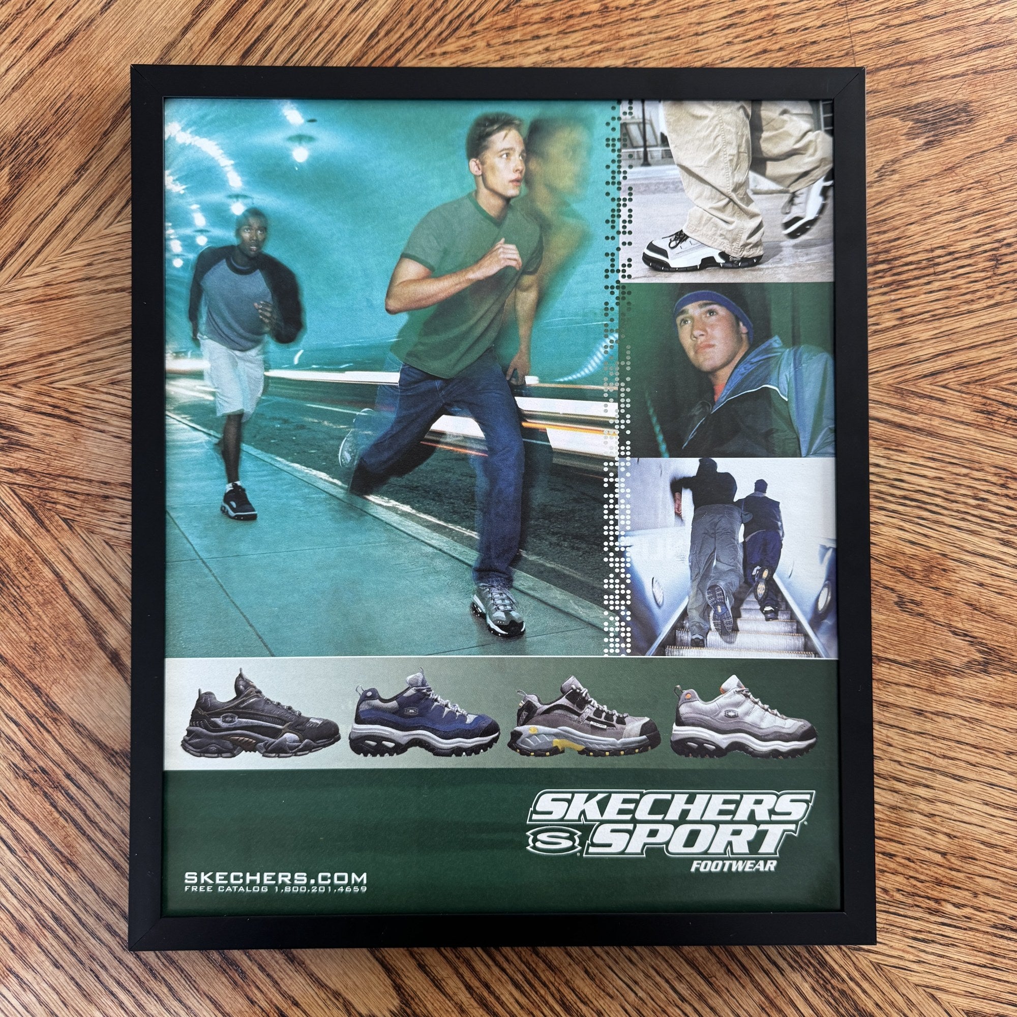 Vintage Skechers Sport Footwear Sneaker Ad 10x12 Framed Magazine Print