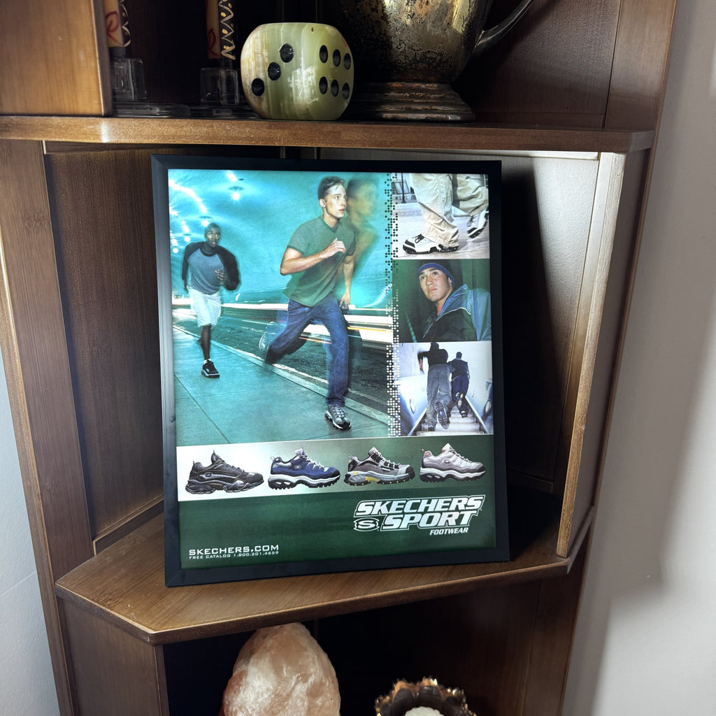 Vintage Skechers Sport Footwear Sneaker Ad 10x12 Framed Magazine Print