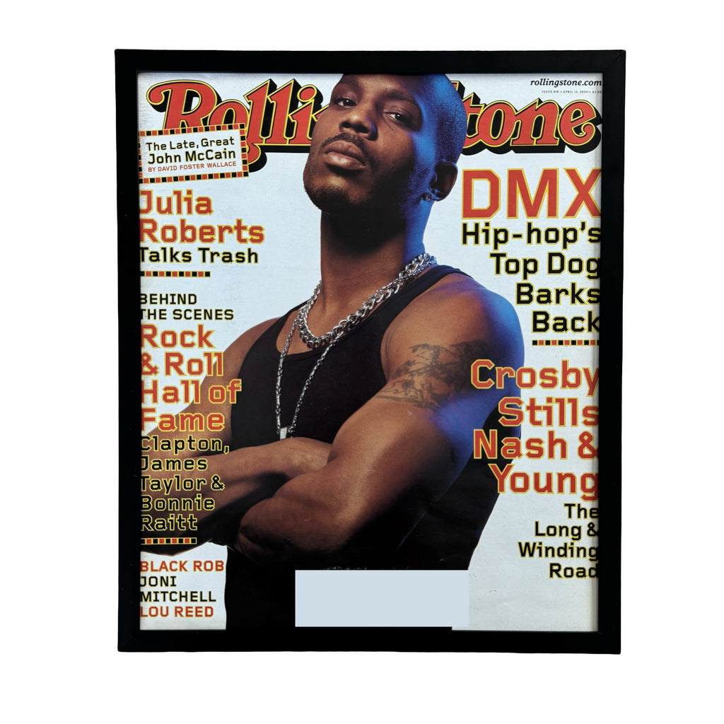 Vintage DMX Rolling Stone Cover April 2000 10x12 Framed Magazine Print