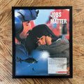 Vintage US Coast Guard Jobs That Matter Ad 10x12 Framed Magazine Print