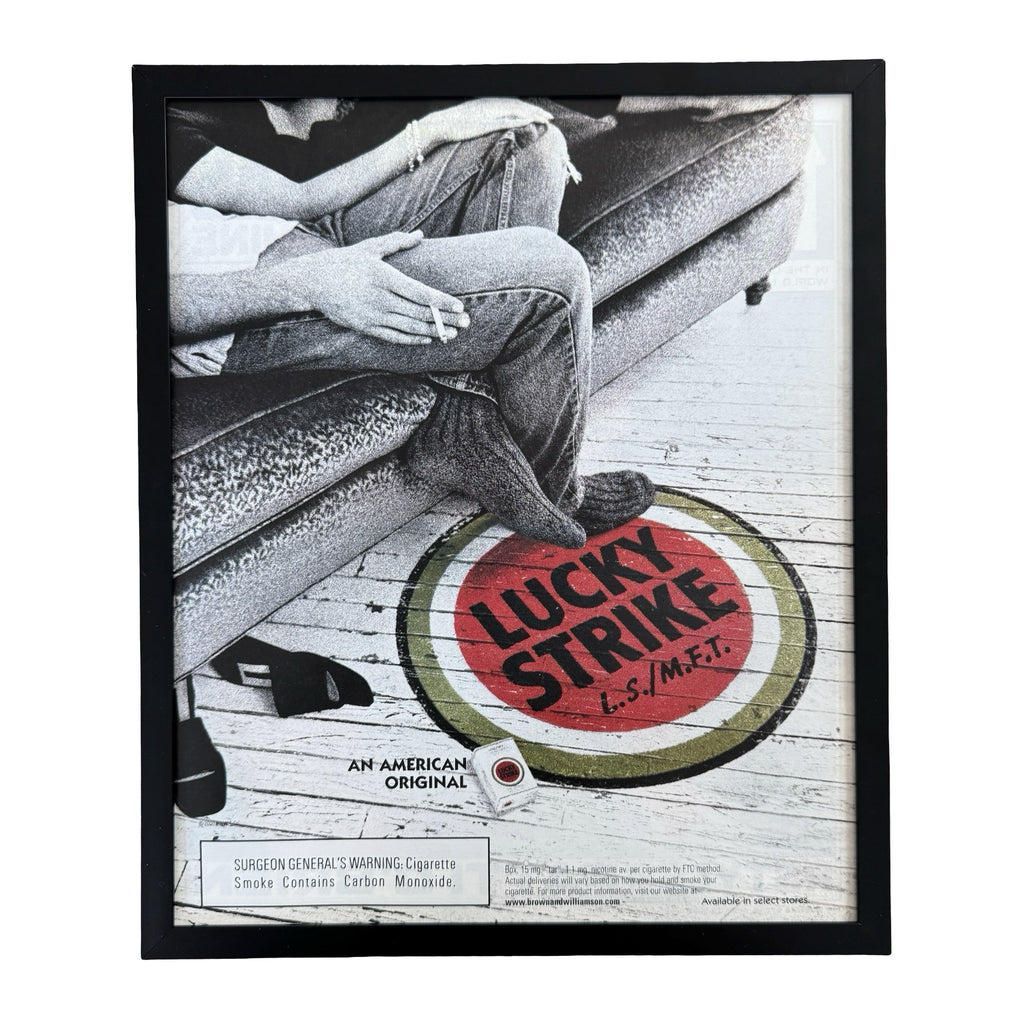 Vintage Lucky Strike American Original Cigarette Ad 10x12 Framed Magazine Print