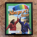Vintage Newport Alive With Pleasure Parachute Ad 10x12 Framed Magazine Print