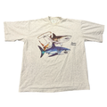Nassau Bahamas sharks heather grey tee front