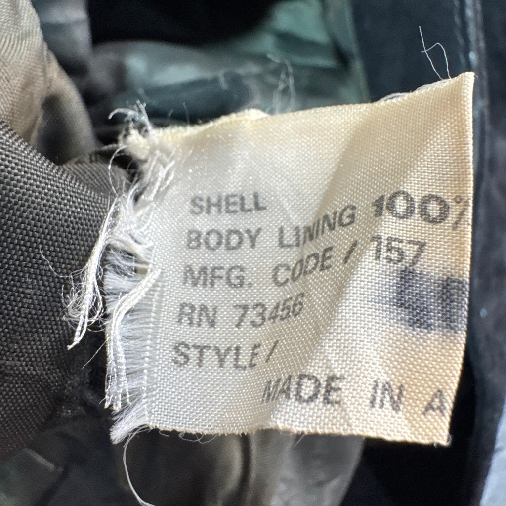 Vintage 80s-90s Comint Black Suede Fringe Cropped Western Jacket Made in Argentina Womens S