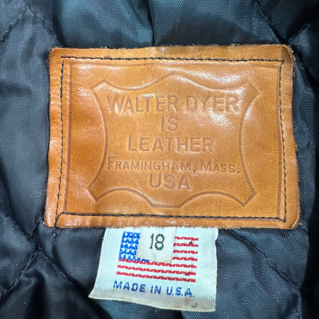 Walter Dyer Made in USA label size 18