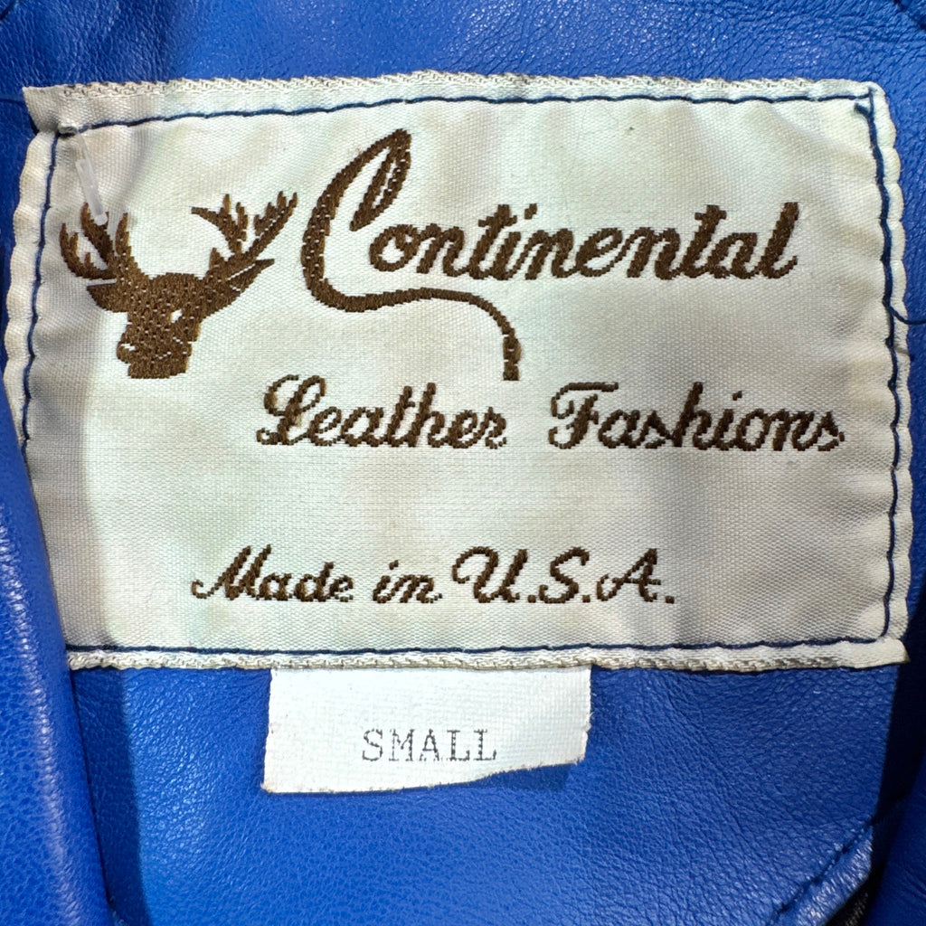 Continental Leather Fashions Made in USA label