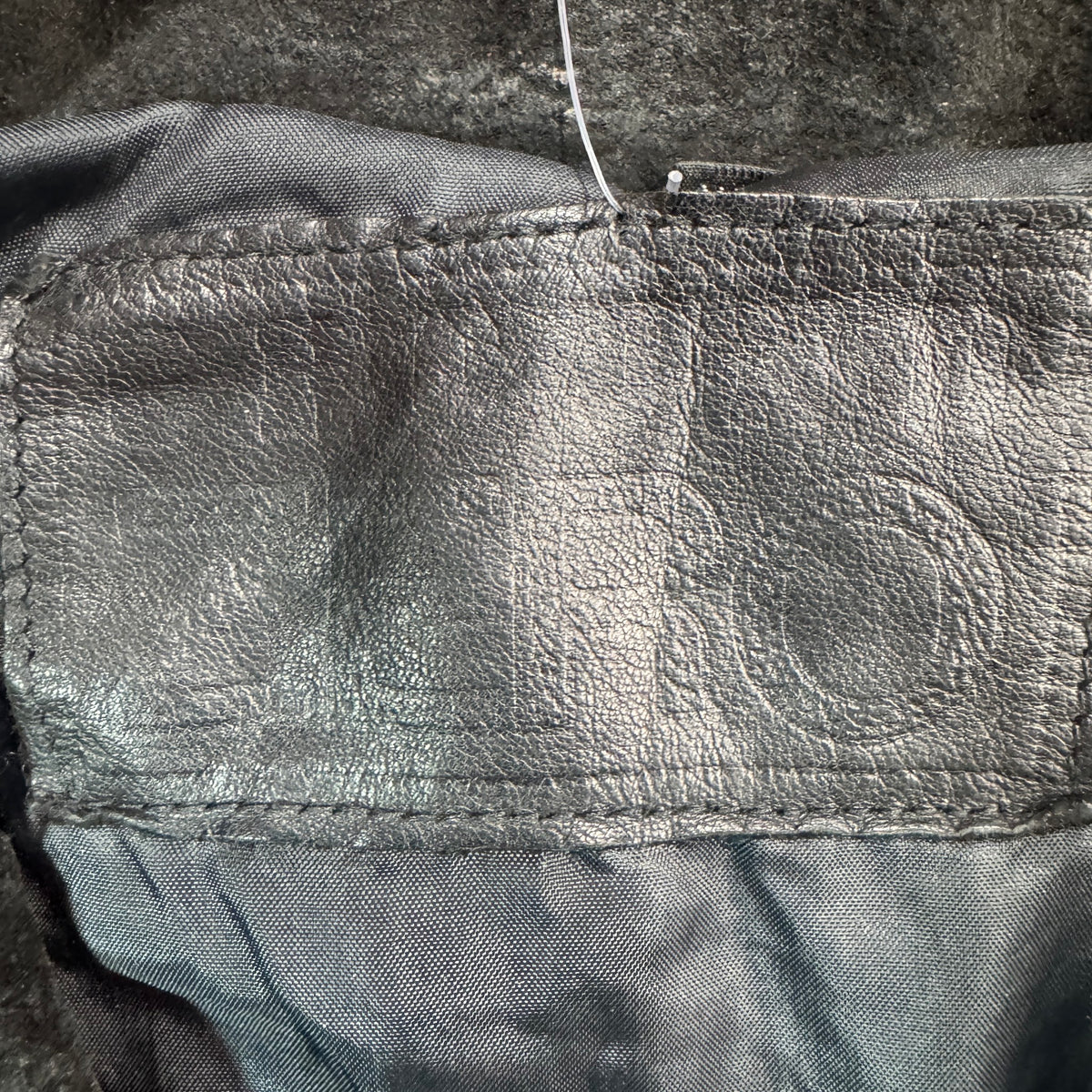 Interior leather patch