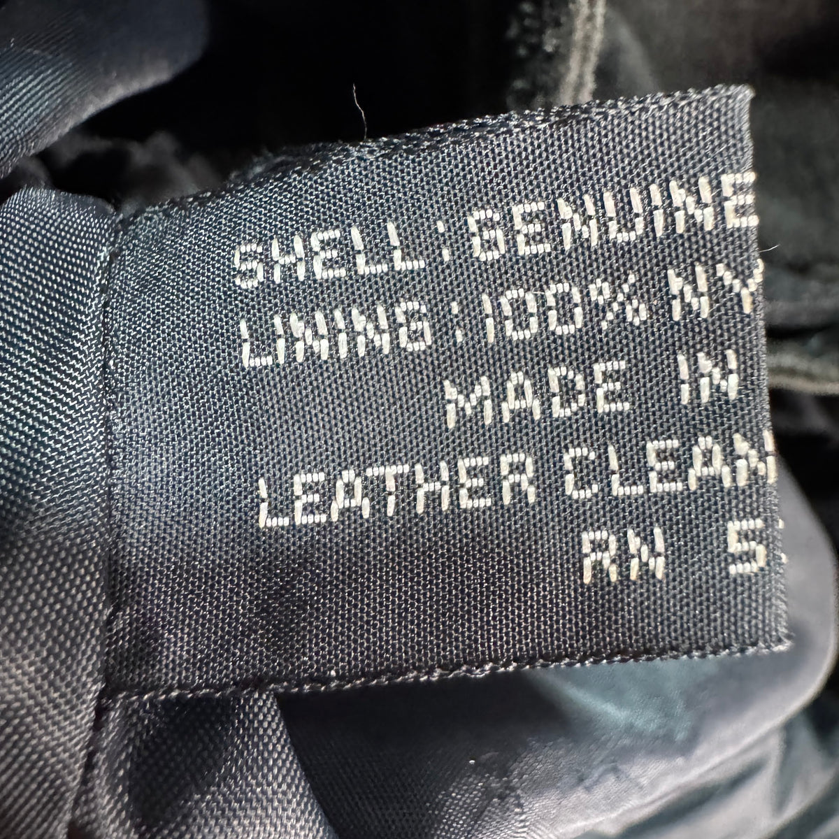 Material and care label