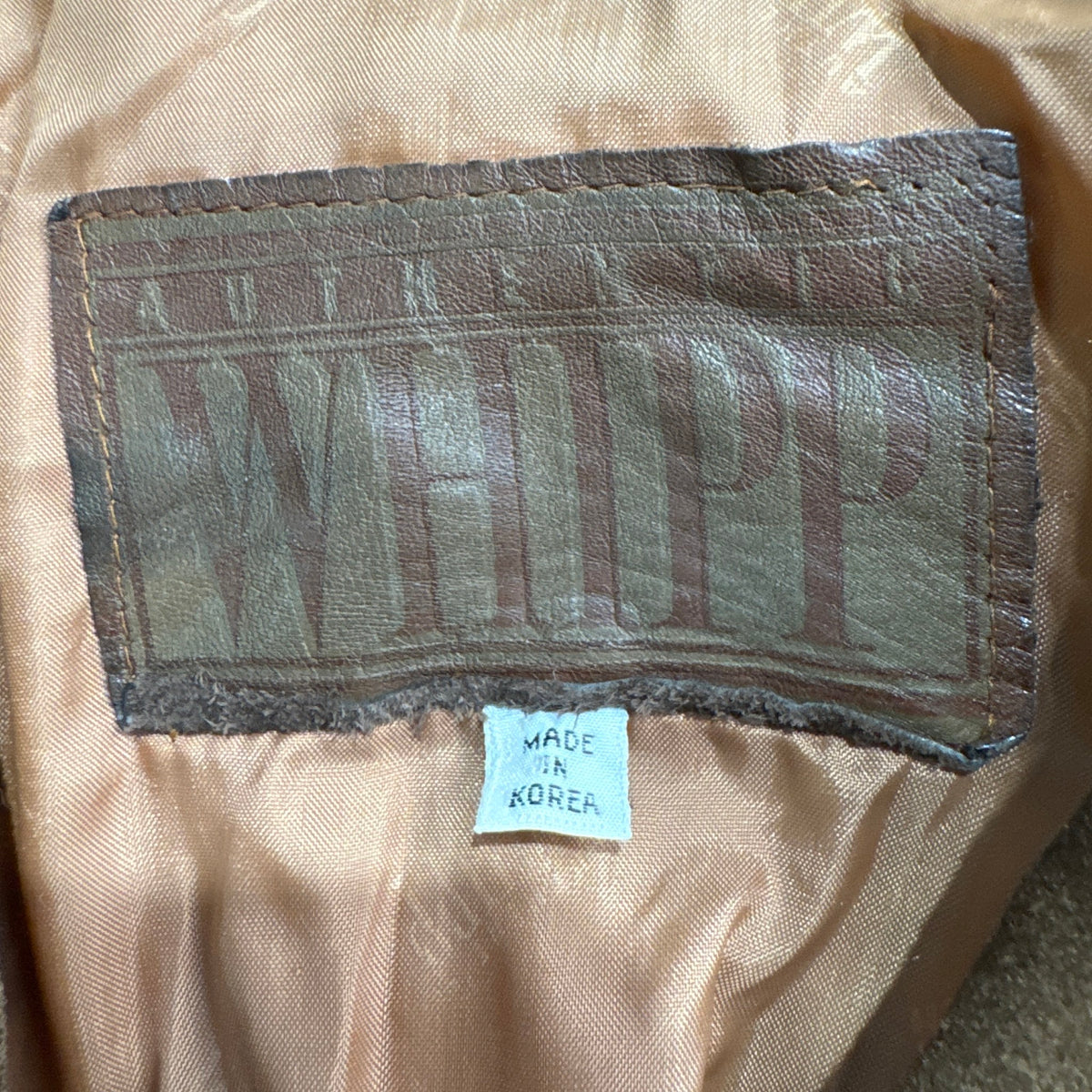 Vintage 80s-90s Whipp Tan Suede Fringe Leather Yoke Western Jacket Made in Korea Womens M