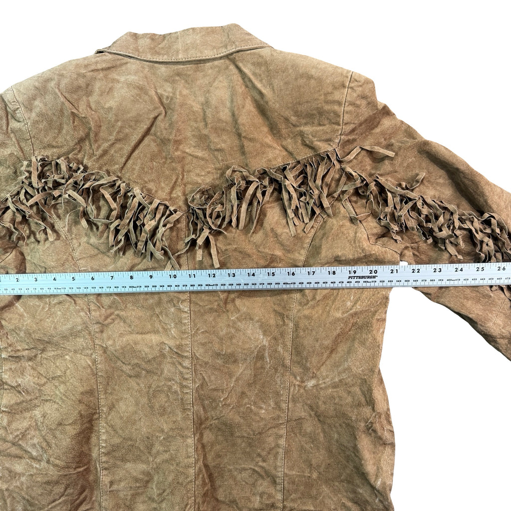 Denim & Co suede jacket pit to pit measurement