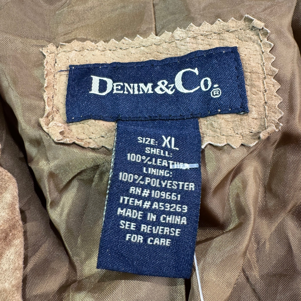Denim & Co tag size XL