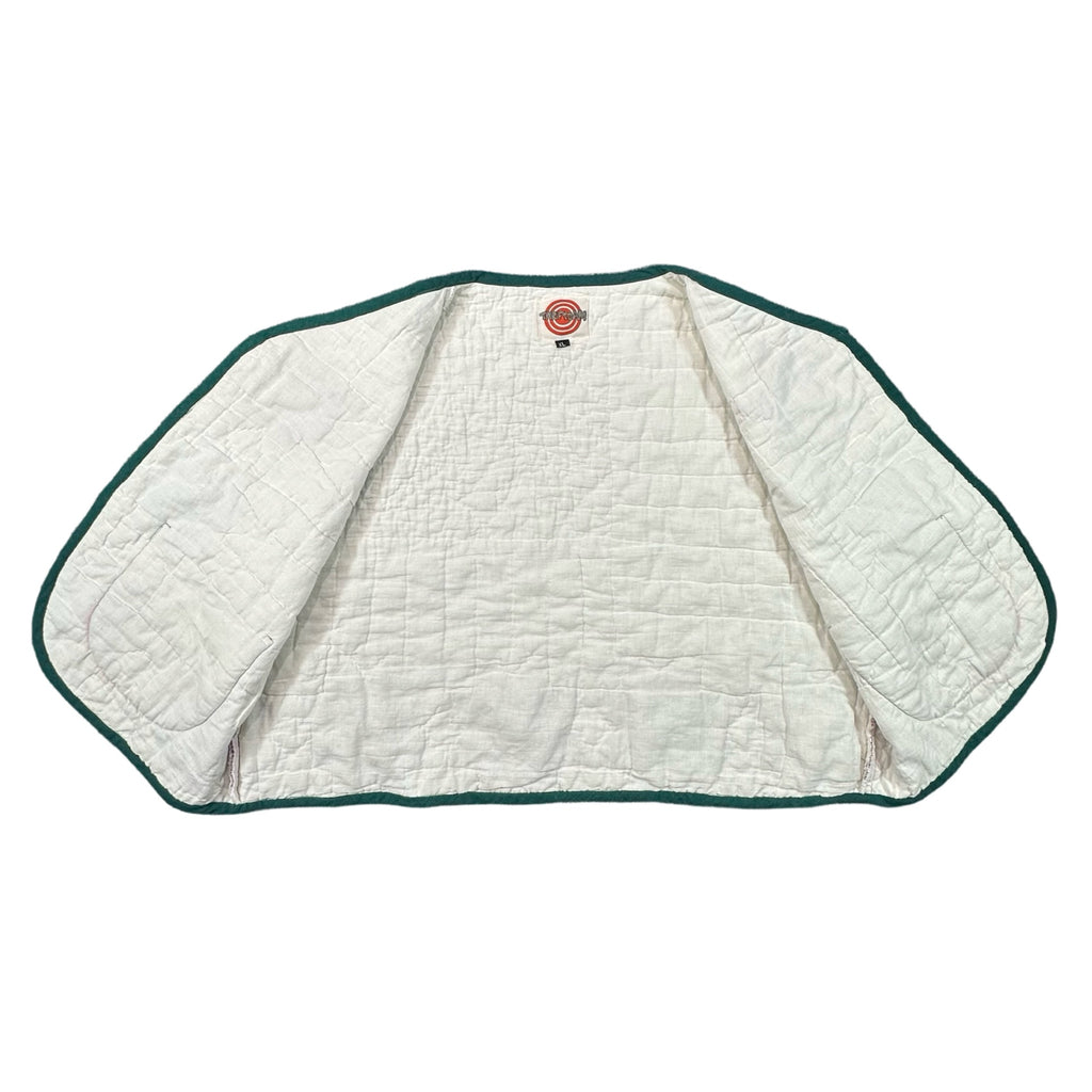 Cranberry & Pine Star XL quilted vest rework, inside lining
