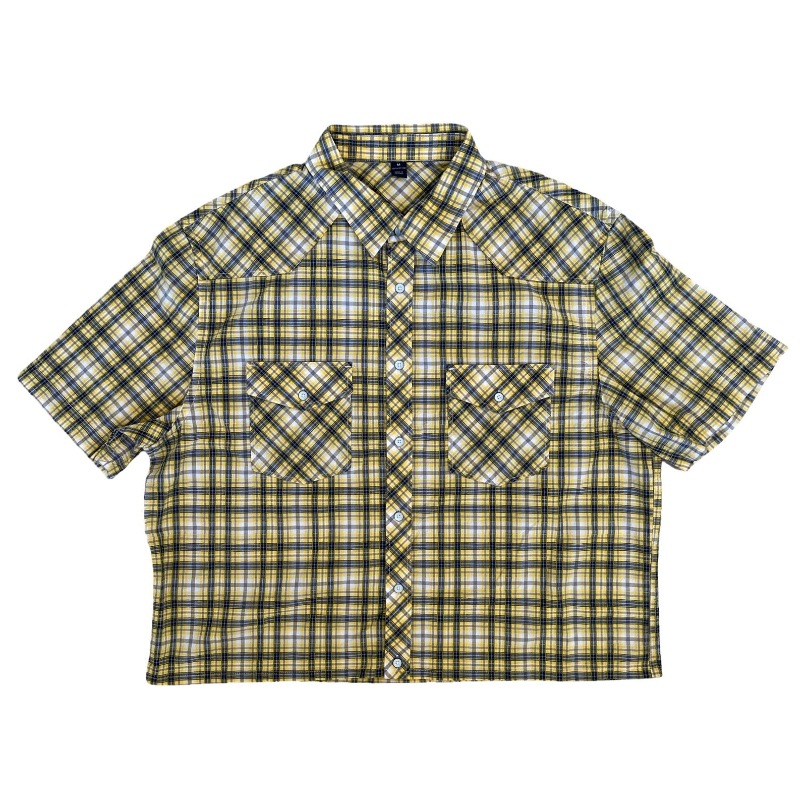 Boxy Waistline Cut Shirt - Warm Colorways