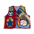 Baseball Small Quilted Vest Rework