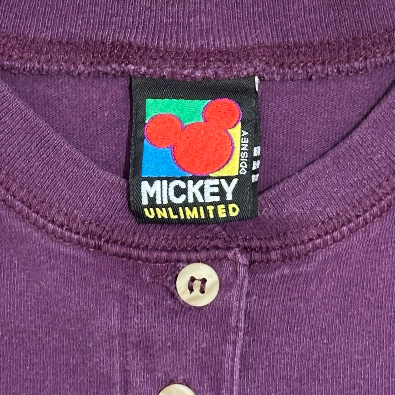Embroidered Mickey Medium Long Sleeve T-Shirt