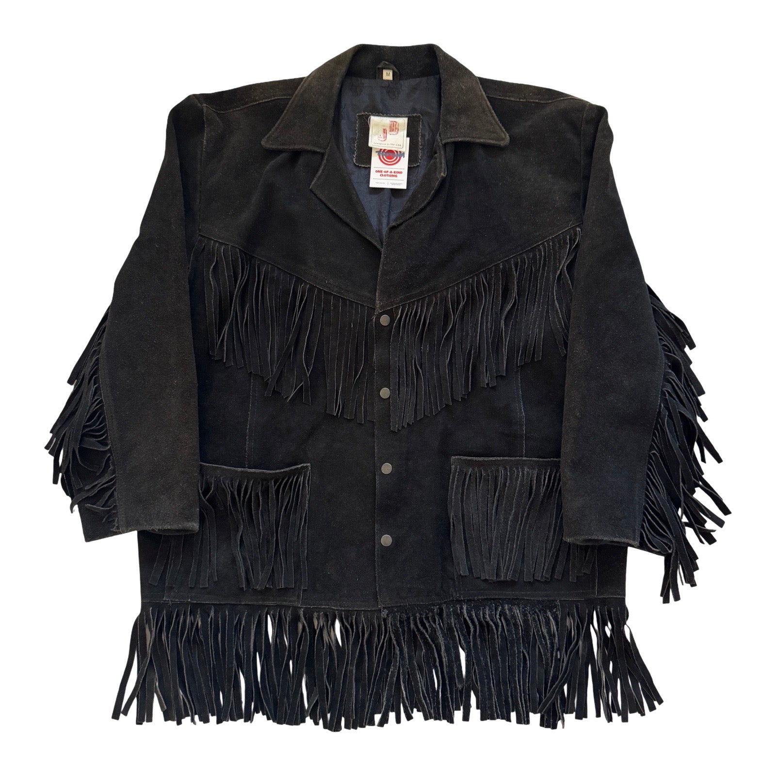 JD Medium Suede Fringe Jacket