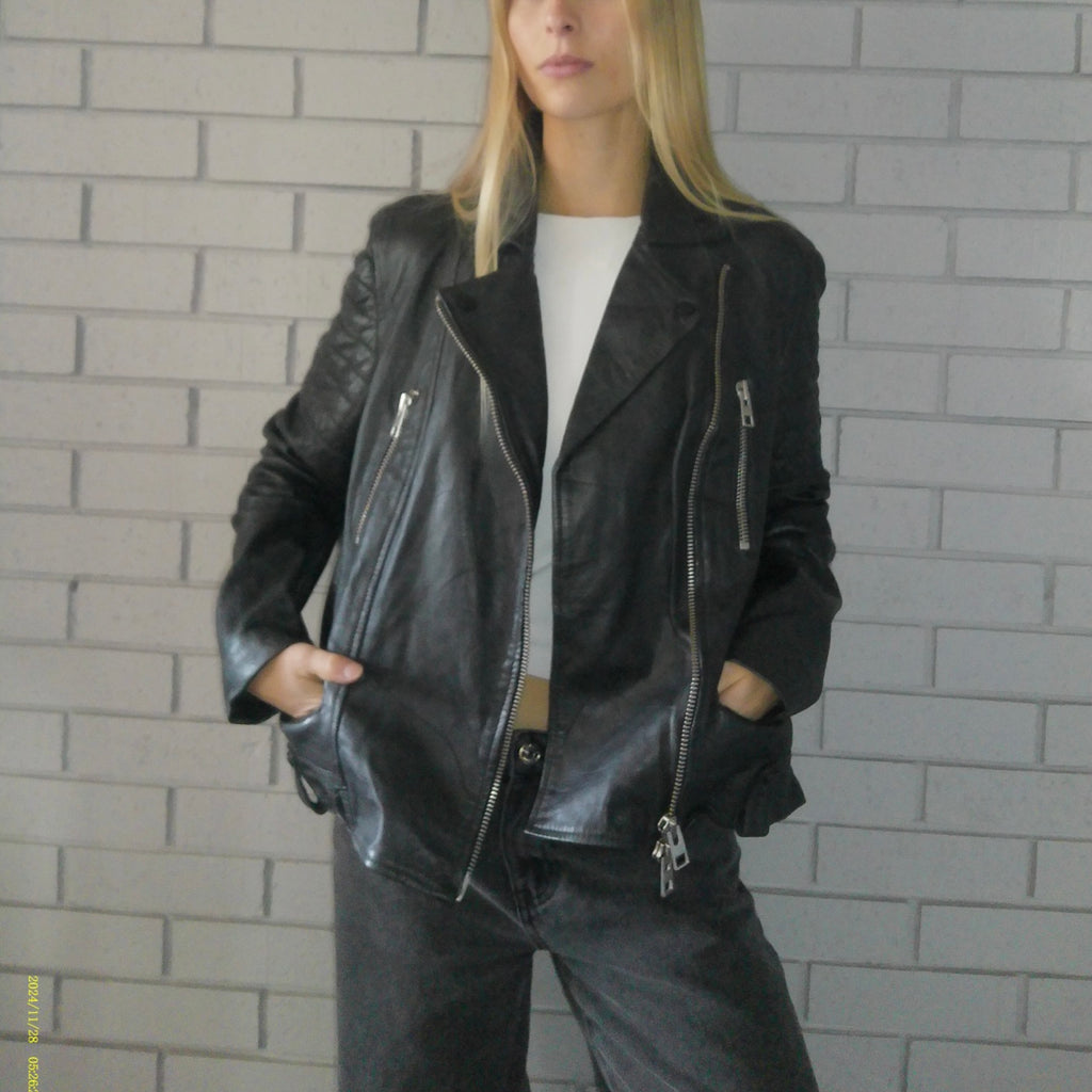 ALLSAINTS Large Leather Jacket
