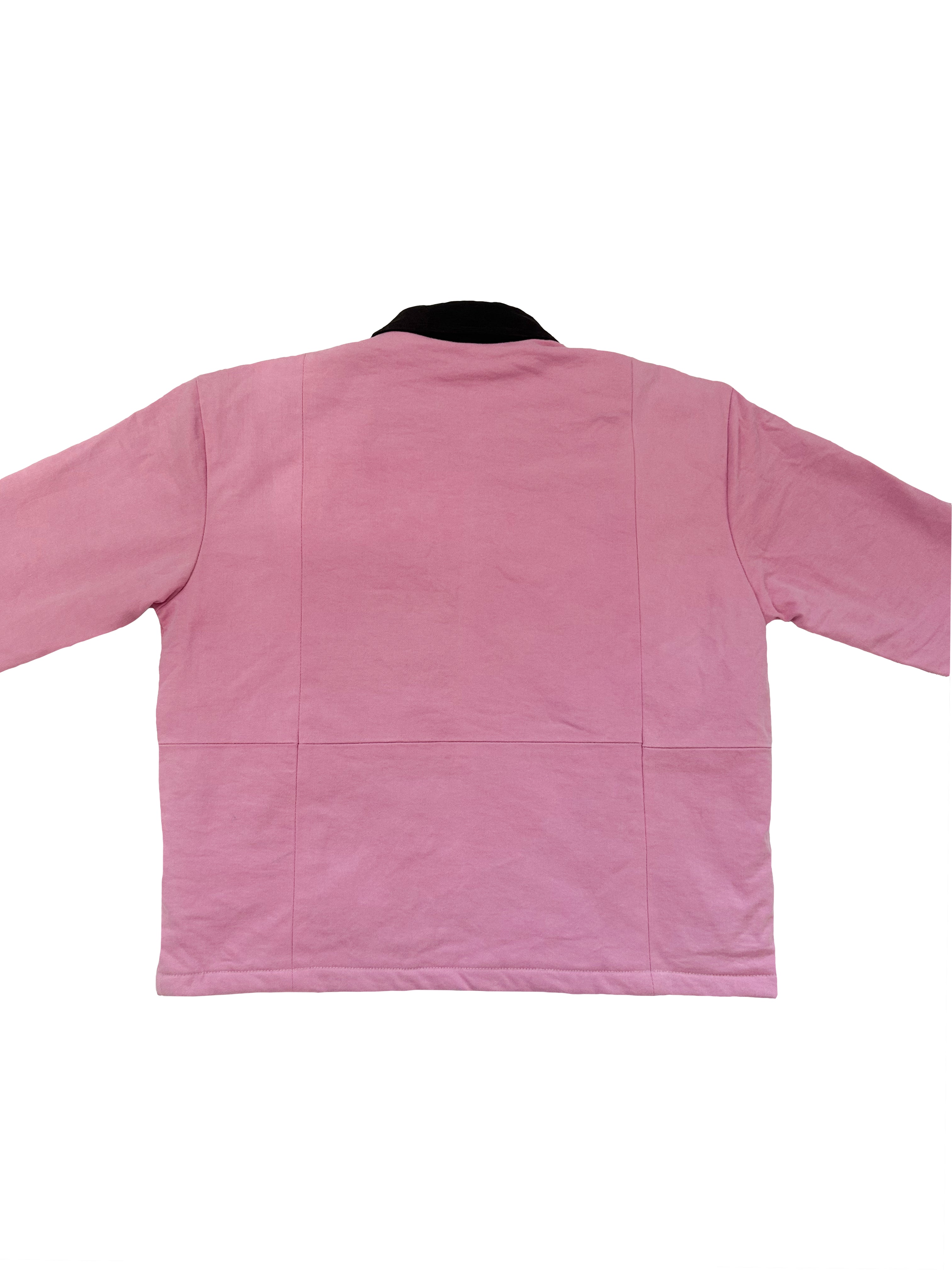 Pink Canvas Oversized Jacket