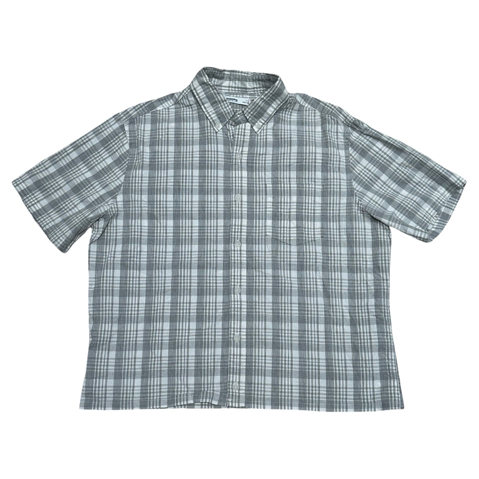 Boxy Waistline Cut Shirt - Neutral Colorways