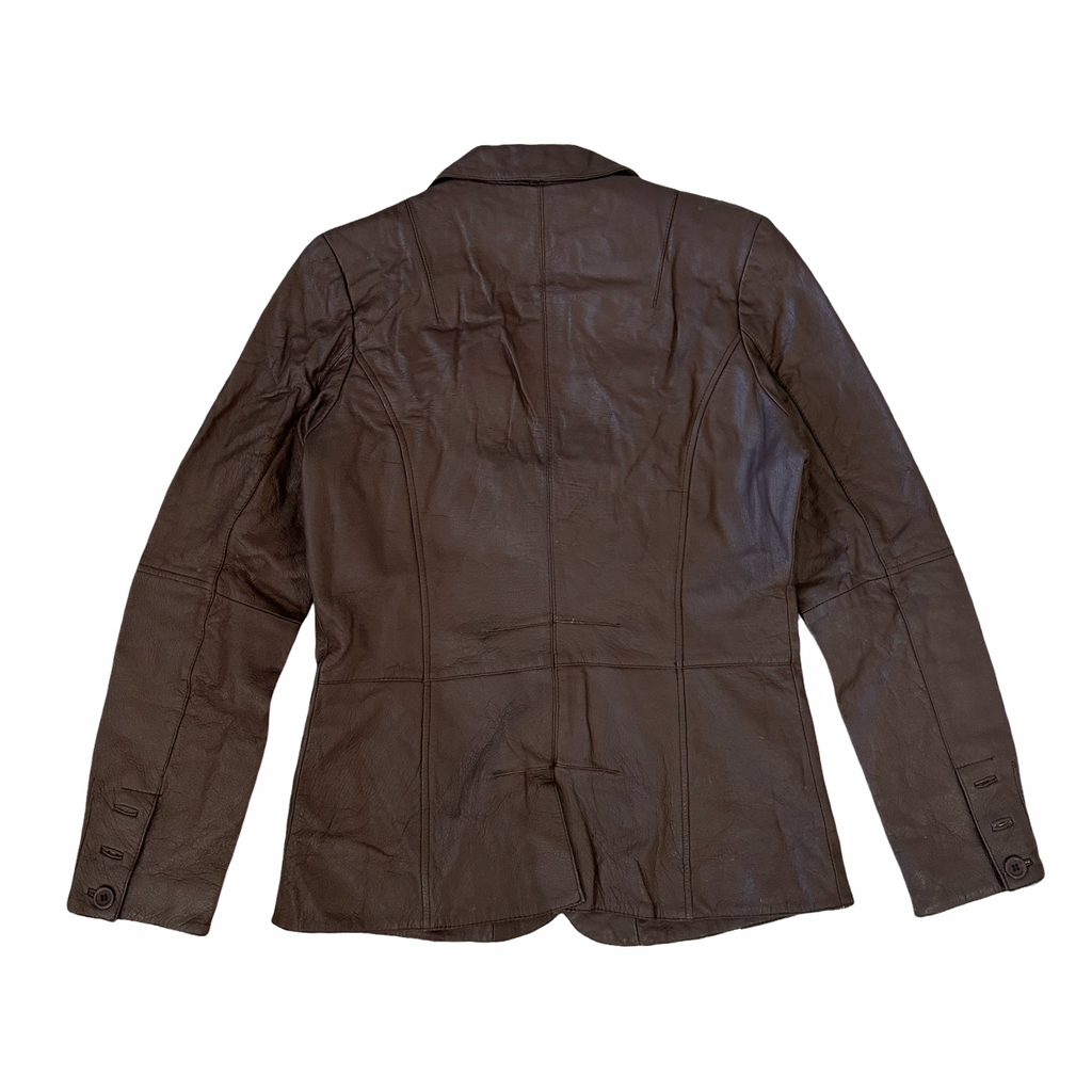 MetroStyle Large Leather Jacket