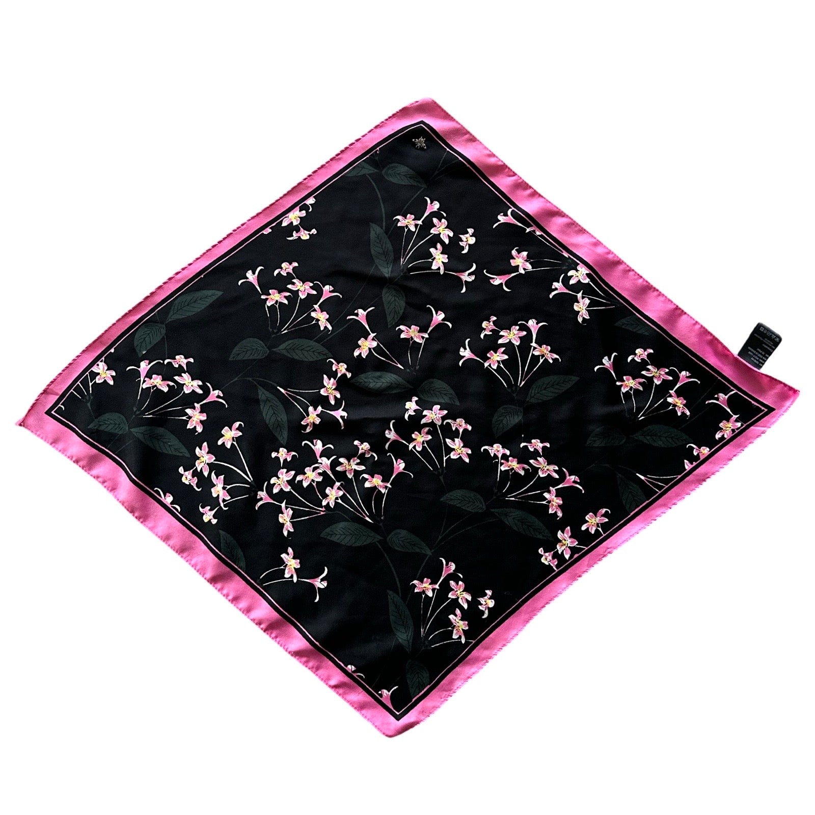 Dark Floral Bandana
