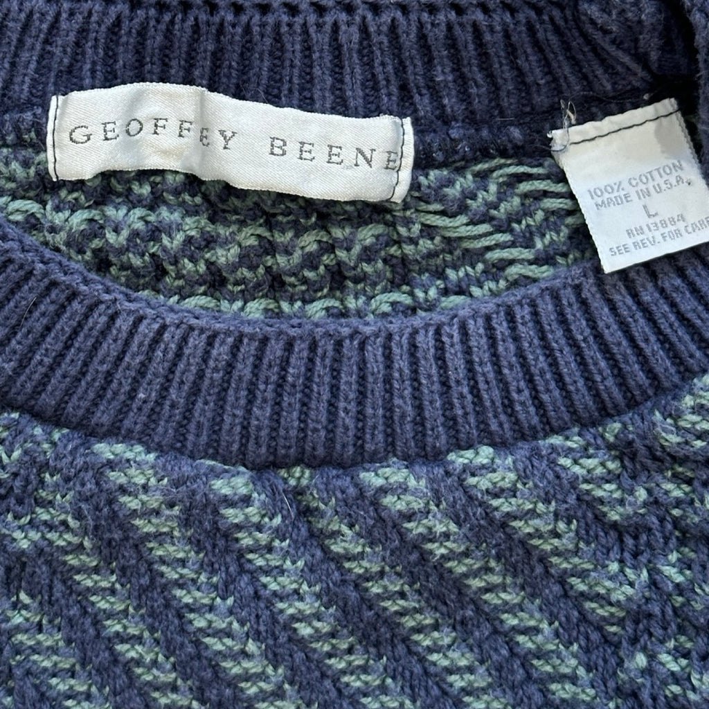 Geoffrey Beene Knitted Large Crewneck