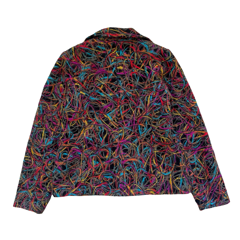 Weavz Abstract Scribble Pattern Large Jacket