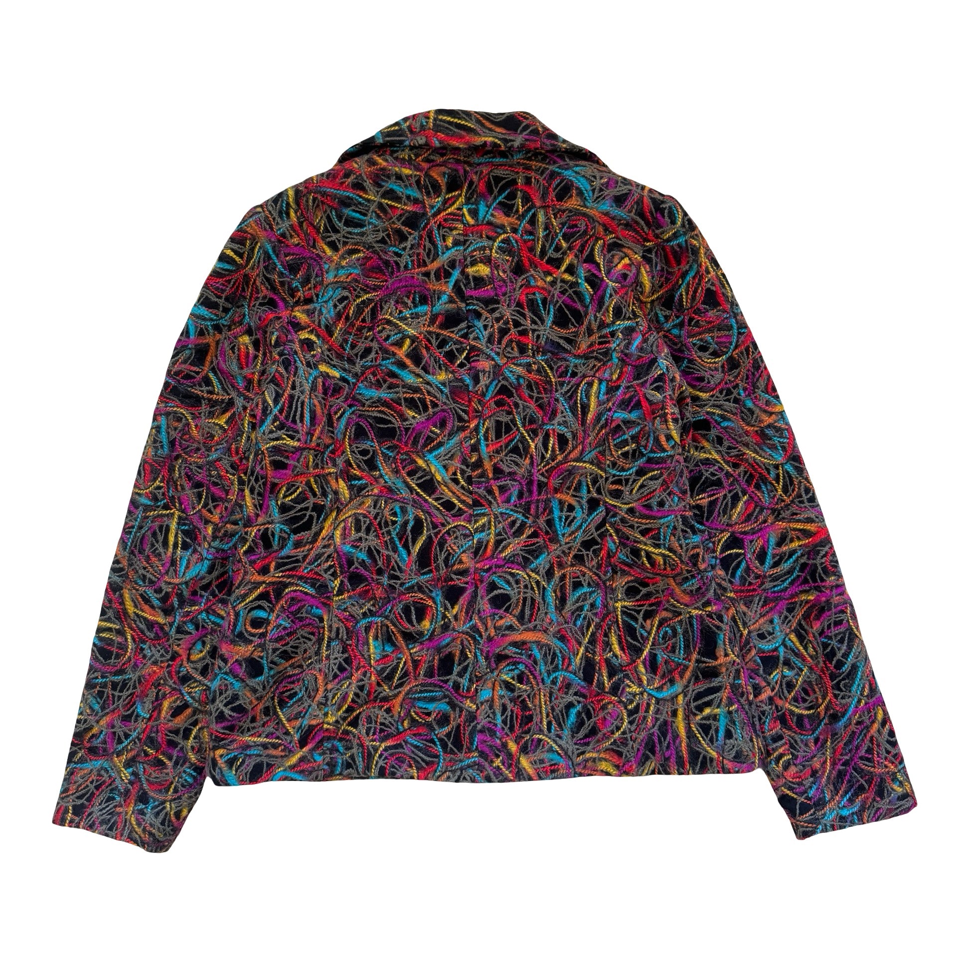 Weavz Abstract Scribble Pattern Large Jacket