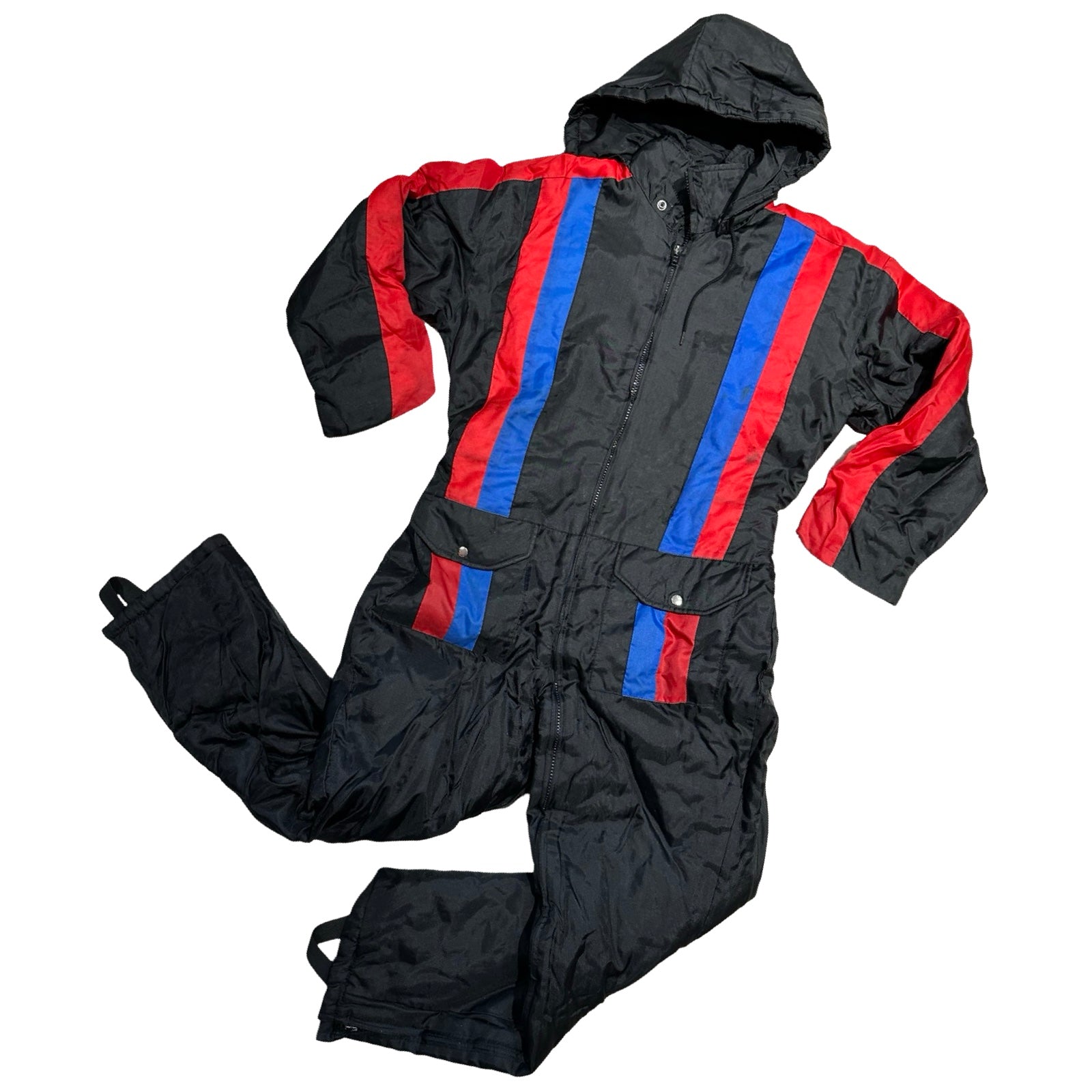 Striped XL Ski Snow Suit