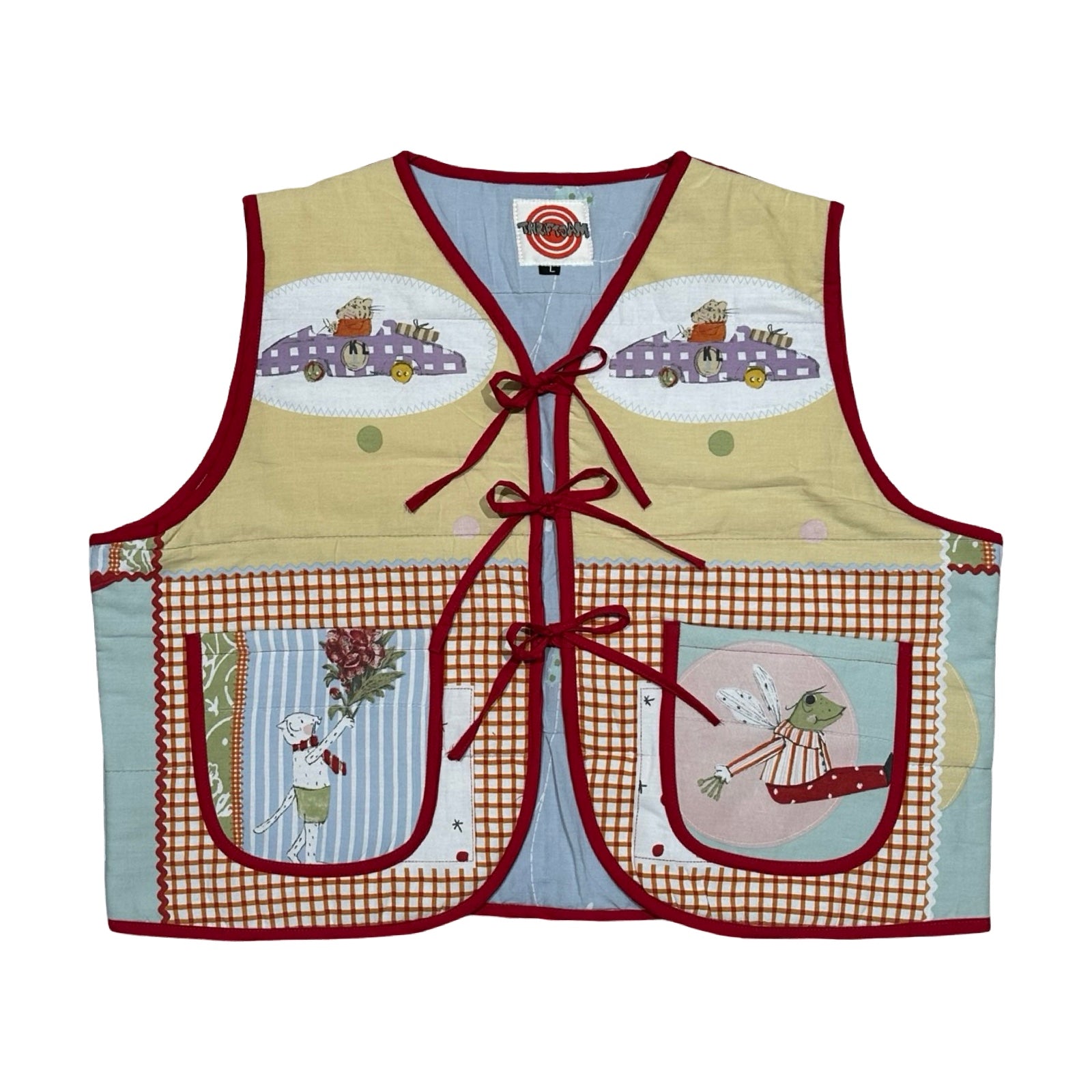 Storybook Large Quilted Vest Rework