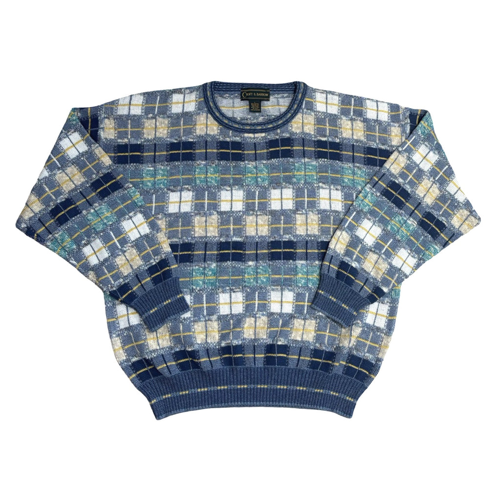 Croft & Barrow Large Plaid Sweater