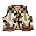 Autumn Patchwork Quilted Vest Reworks