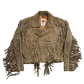 Cropped Medium Suede Fringe Jacket