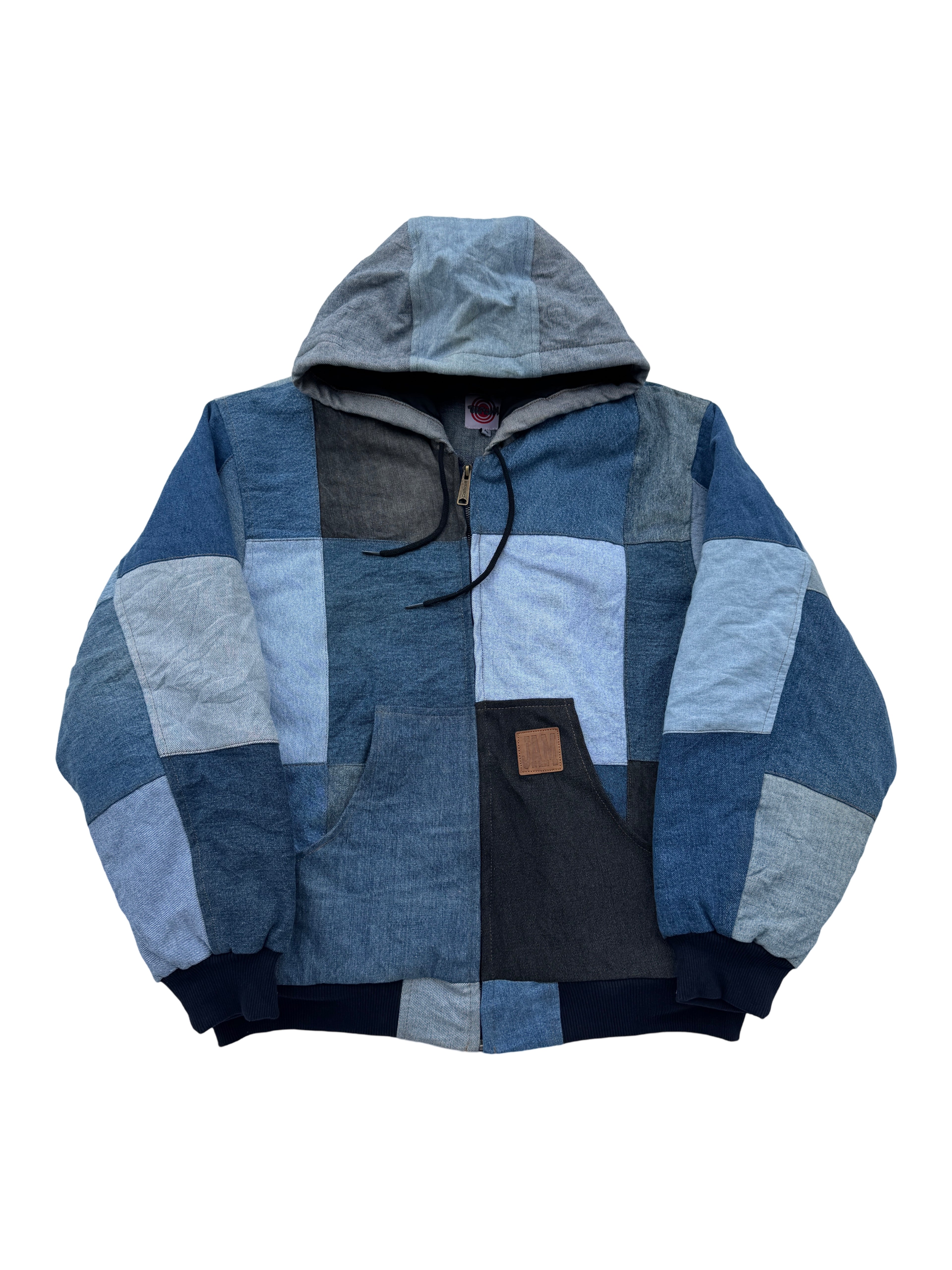 "THE JOAT” Denim Reworked Patchwork Coat