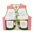 Animal Mosaic Small Quilted Vest Rework