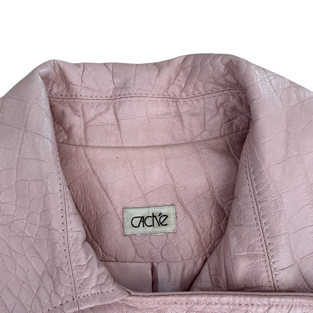 Cache Small Leather Jacket