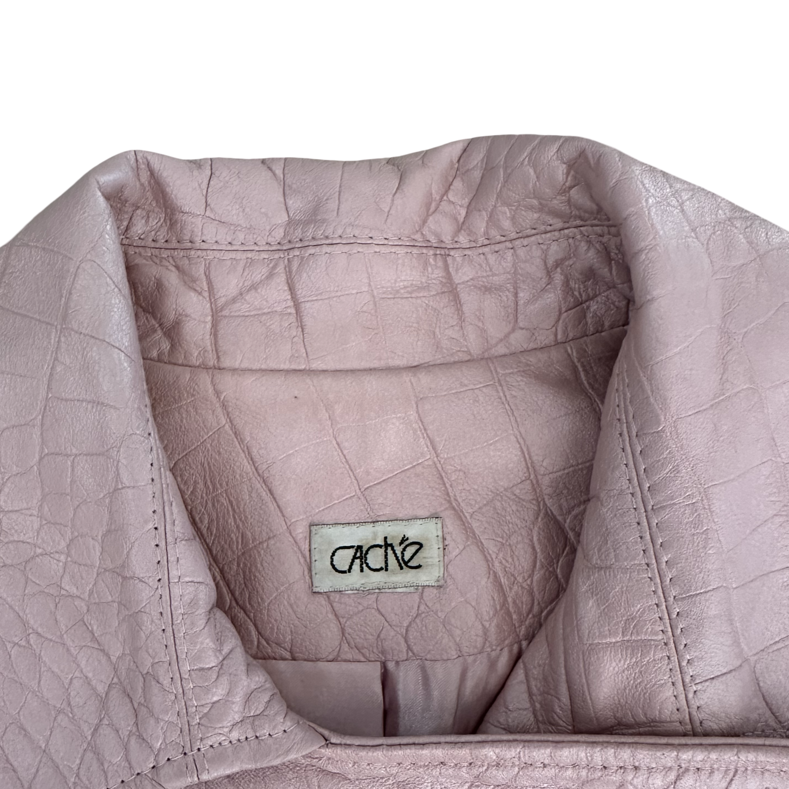 Cache Small Leather Jacket