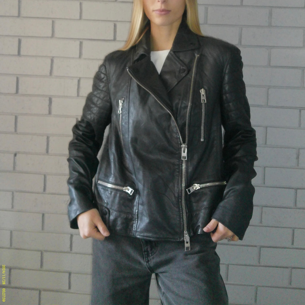 ALLSAINTS Large Leather Jacket
