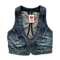Rhinestone Medium Denim Vest