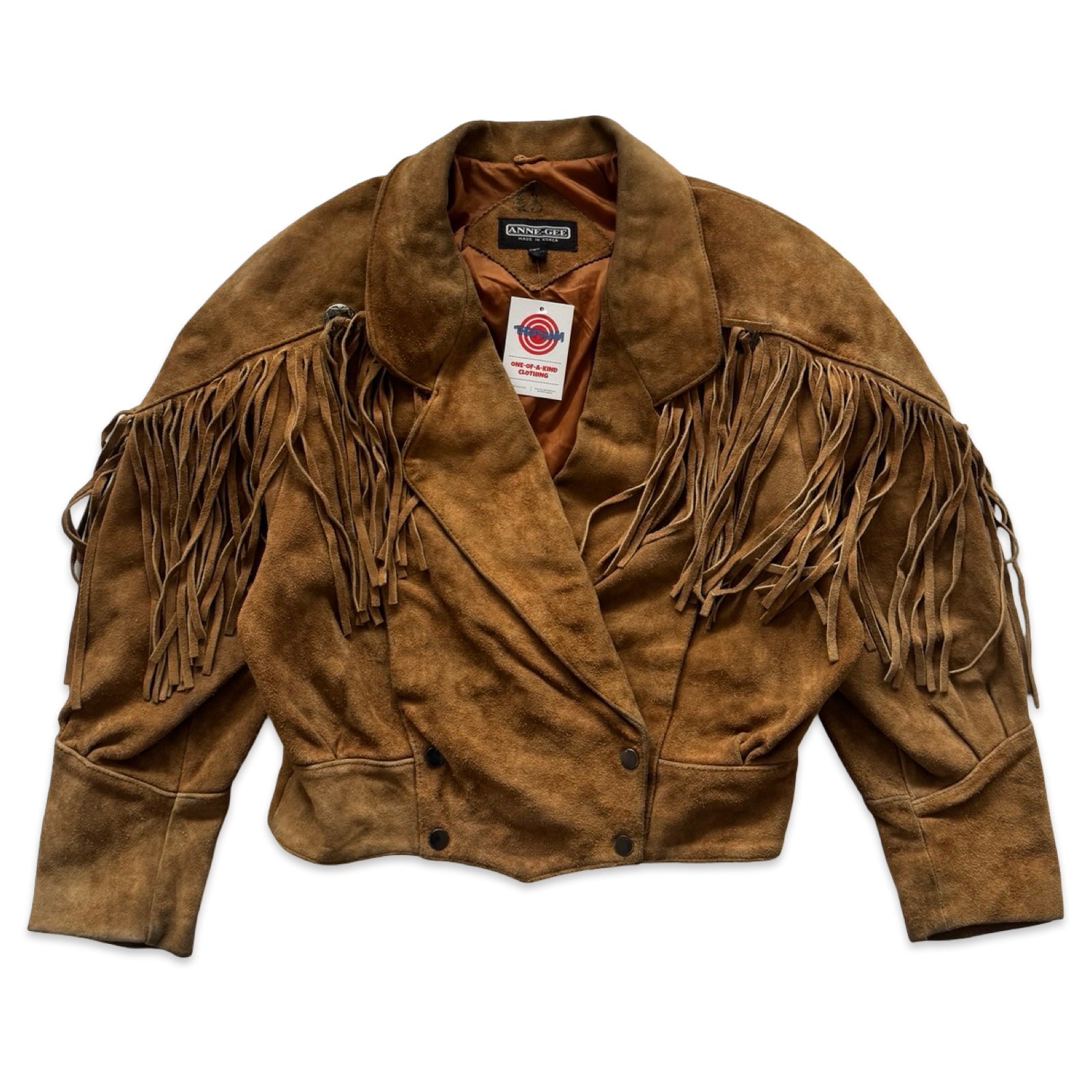 Anne-Gee Small Suede Fringe Jacket