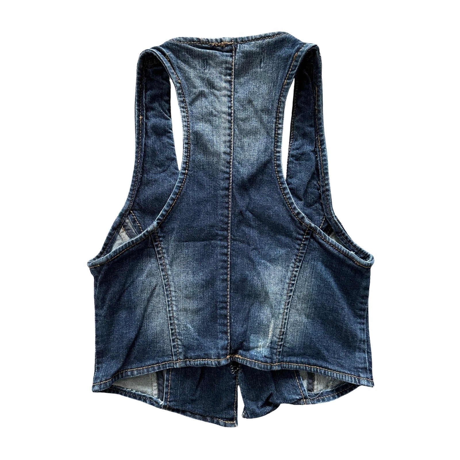 Stradiuarius Large Denim Vest