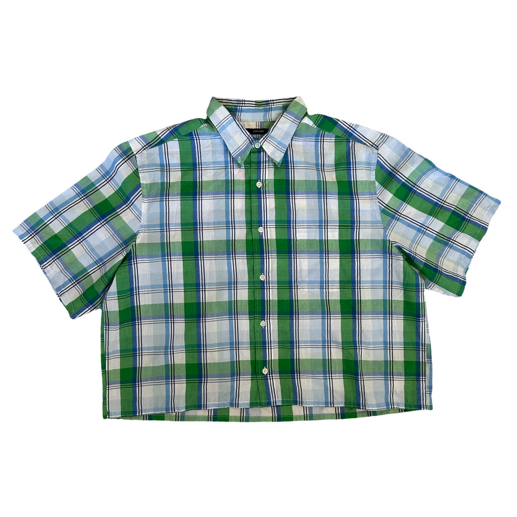 Boxy Waistline Cut Shirt - Cold Colorways