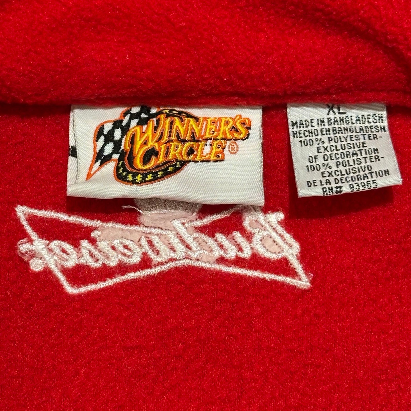 Budweiser x Dale Jr. Fleece XL 1/4 Zip