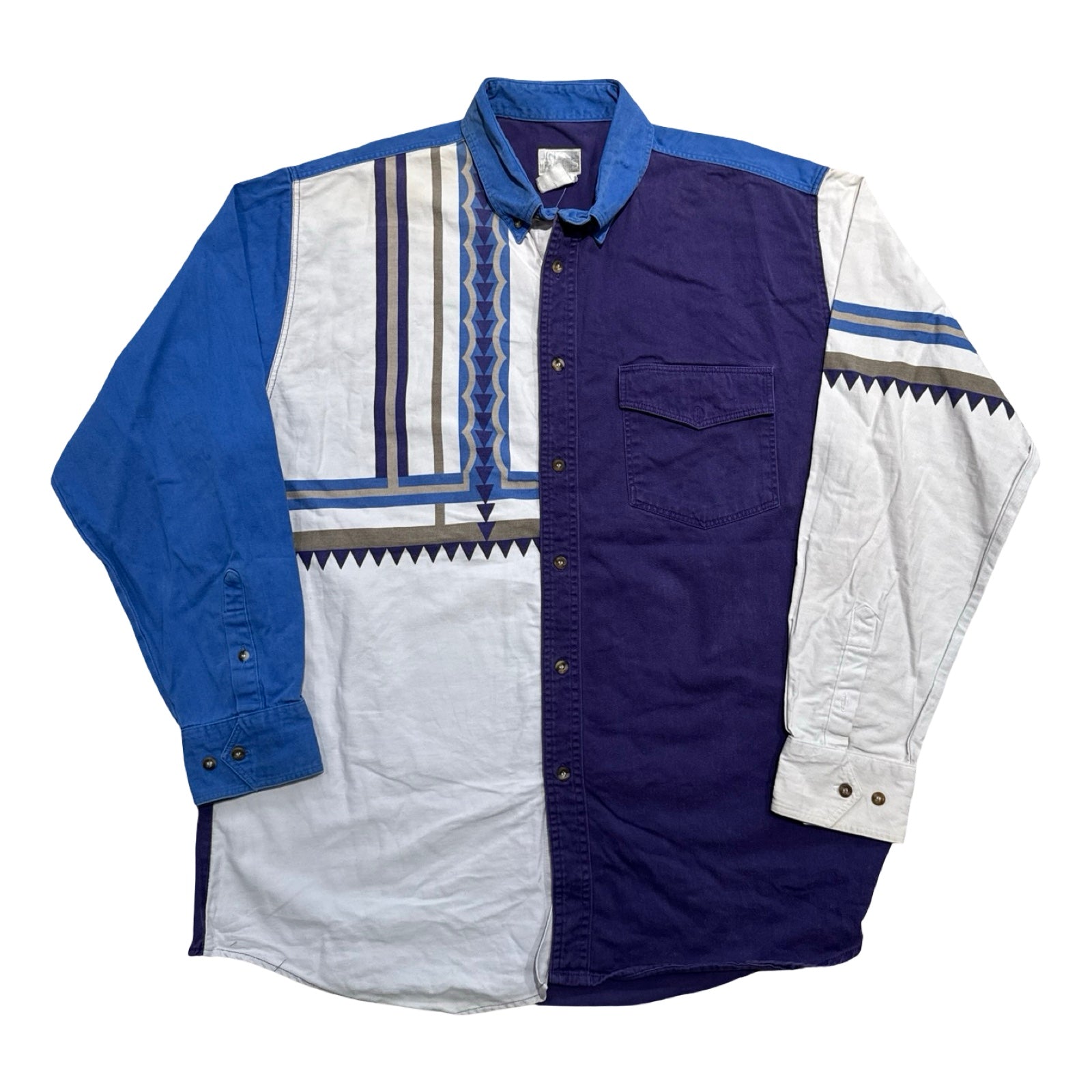 Colorblock Express Rider Western Shirt